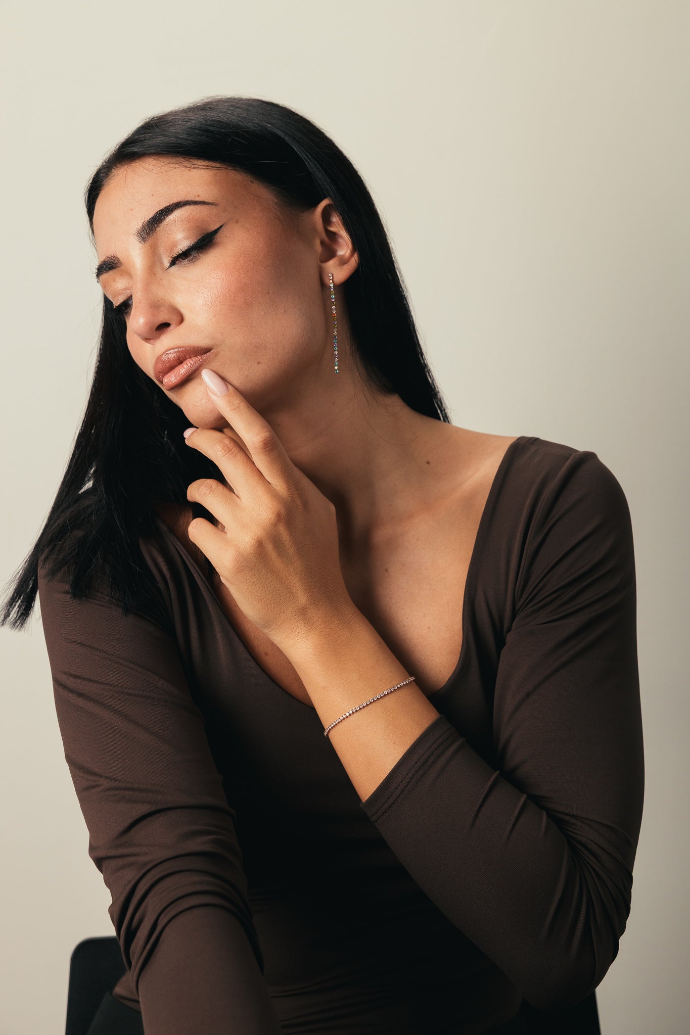 Bracciale Tennis Lumen Rosa Donna