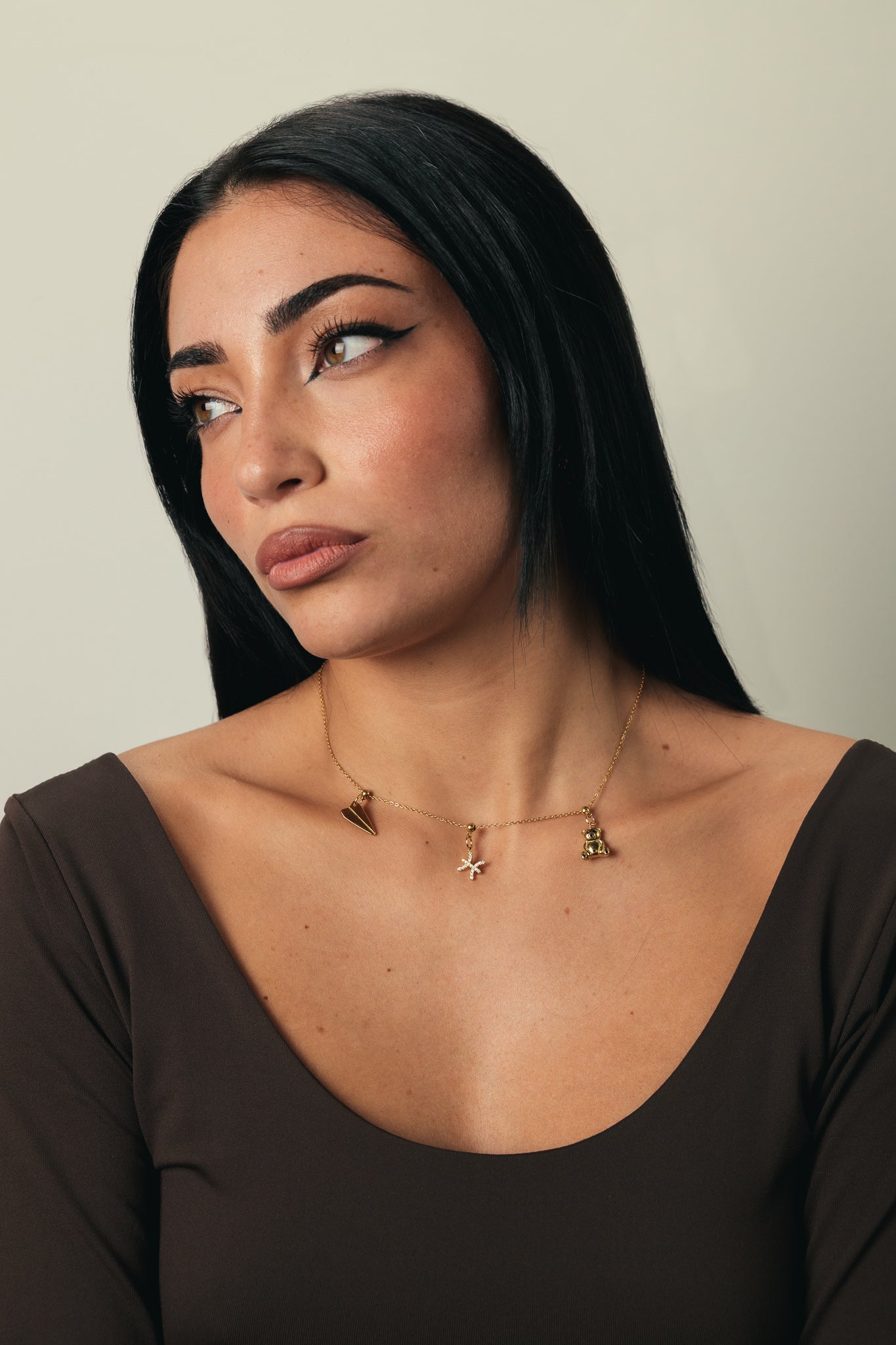 CHARM_TEDDY_ORO INDOSSATO DONNA