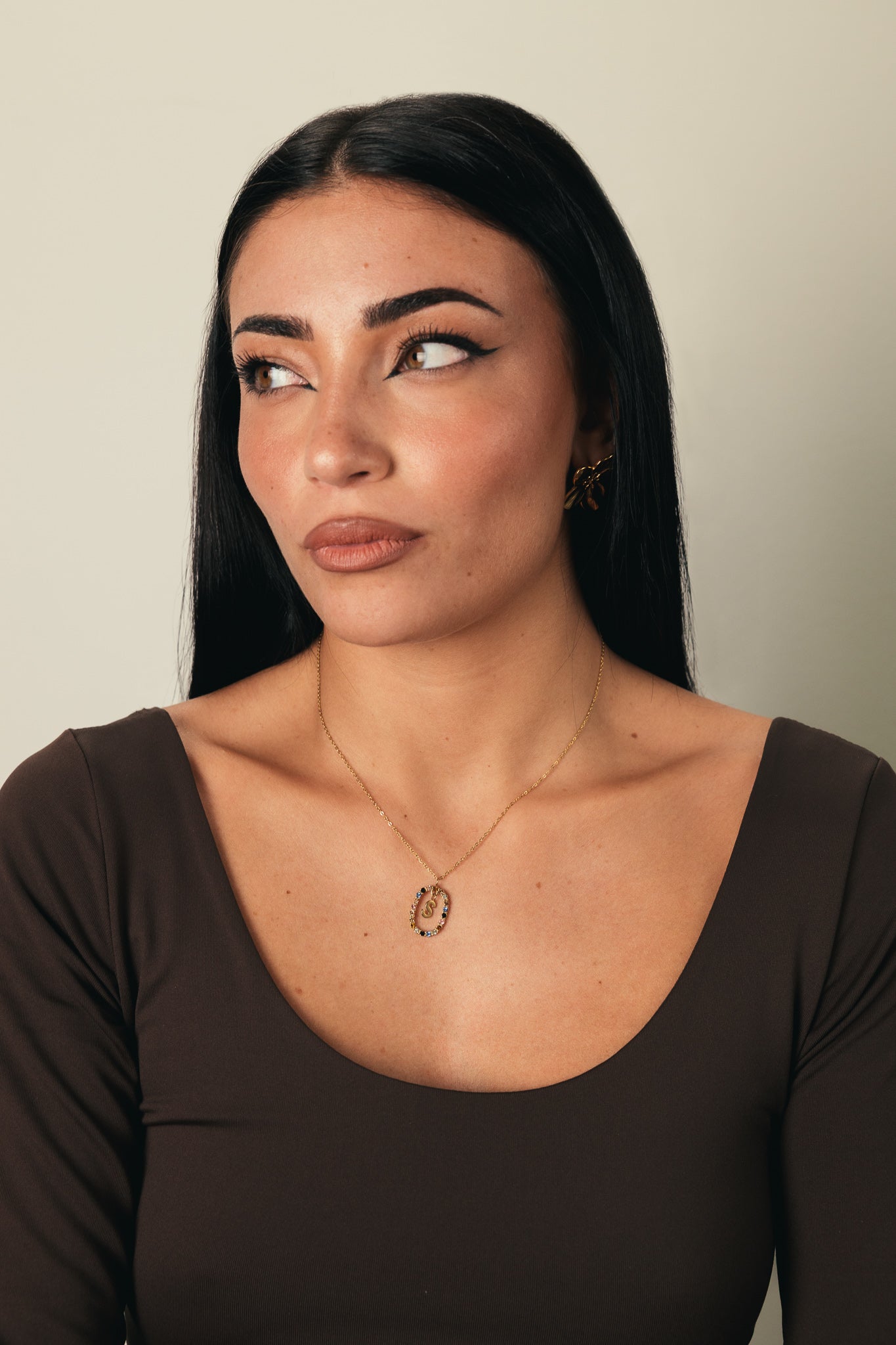 COLLANA CON LETTERA S