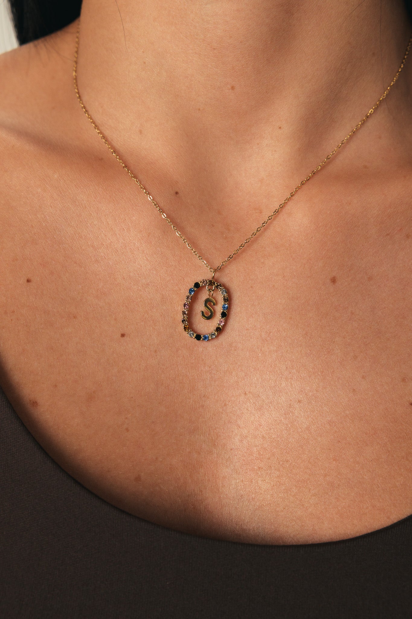 COLLANA CON LETTERA S