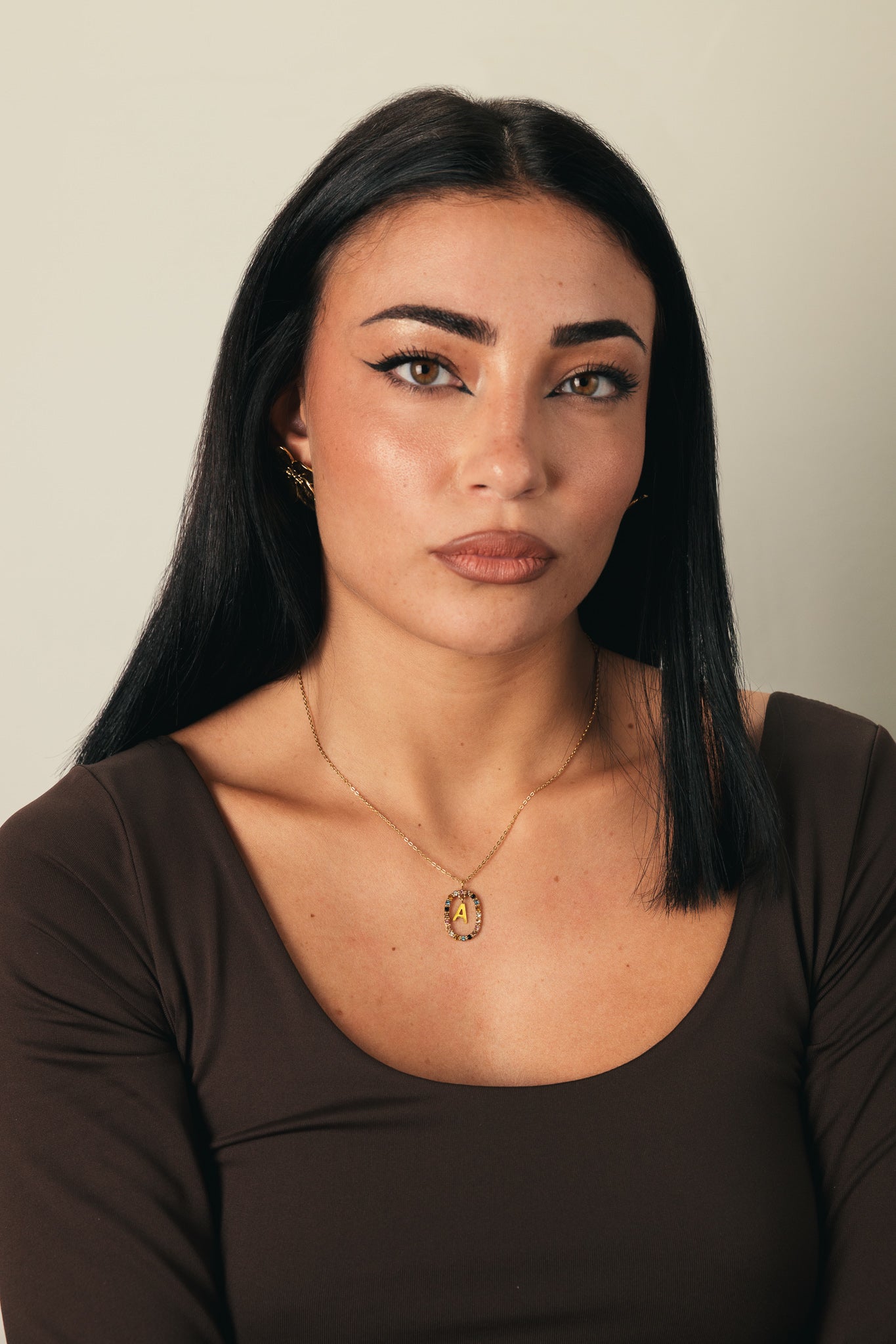 COLLANA CON LETTERA A