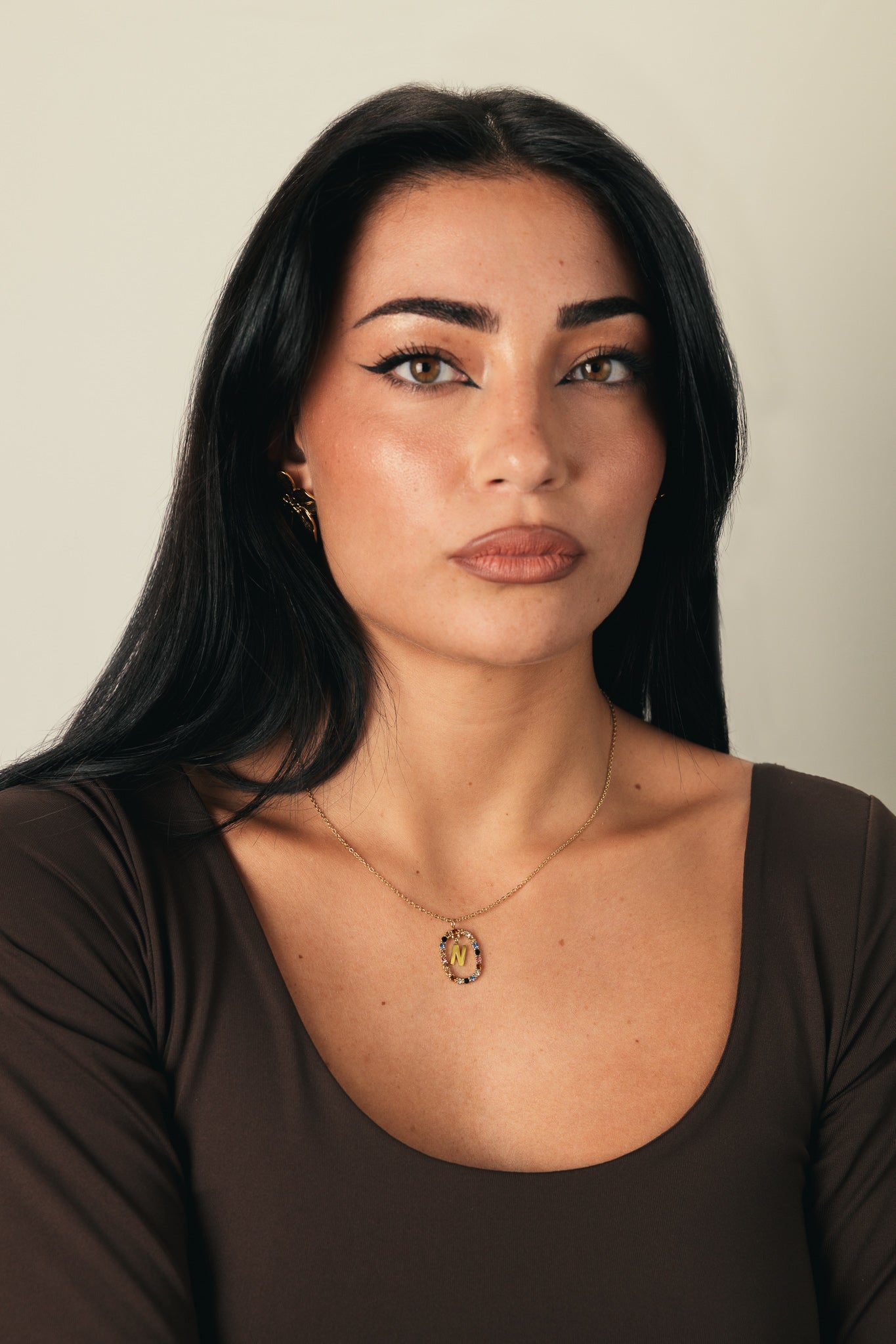 COLLANA CON LETTERA N