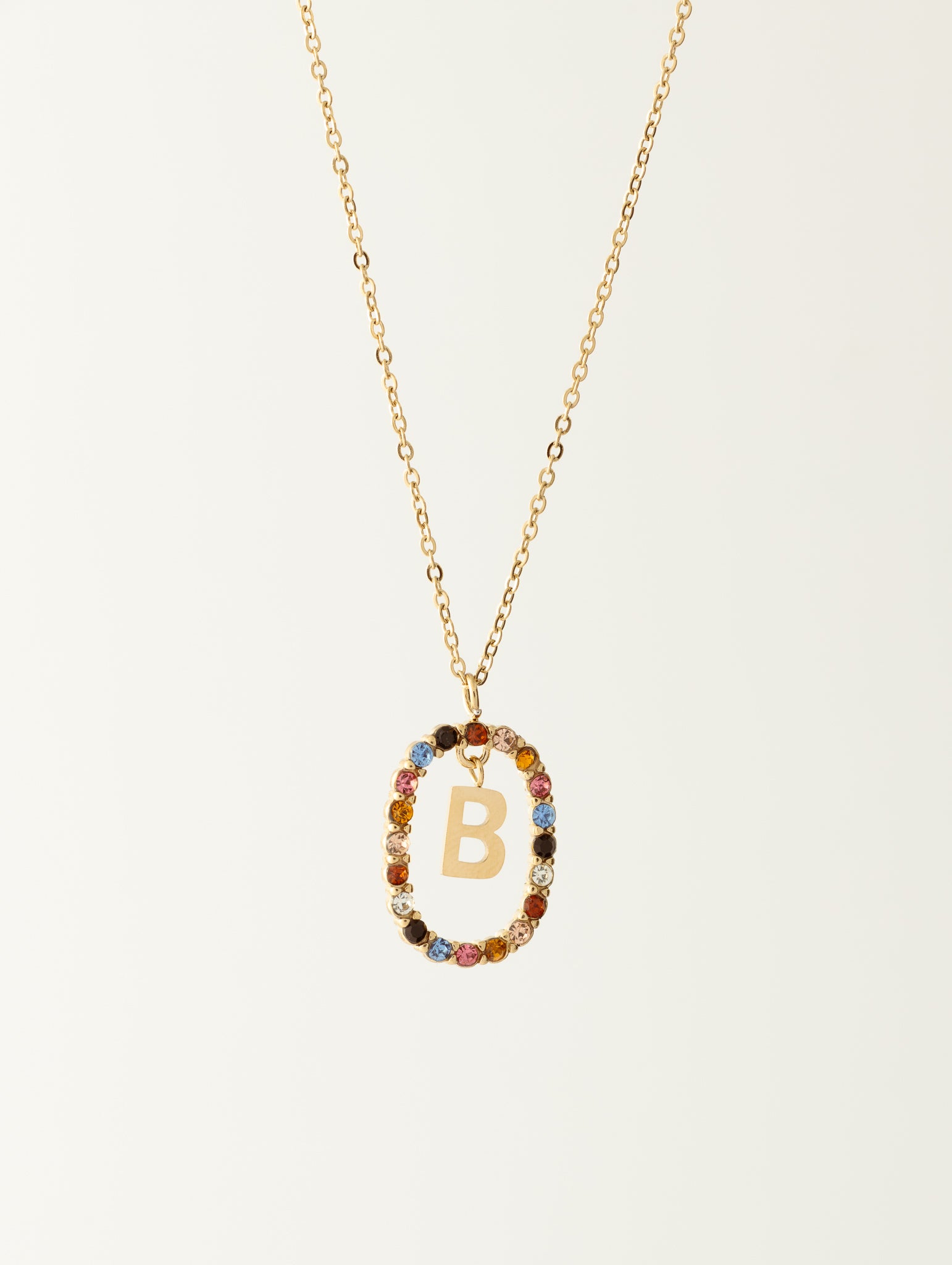 COLLANA CON LETTERA B